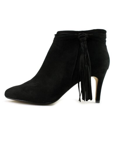 THALIA SODI Ts35 Alta Tassel Booties, Black