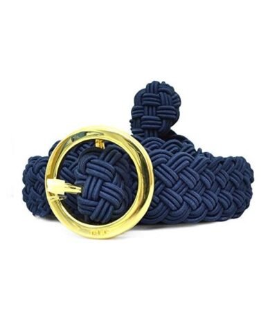 Lauren Ralph Lauren Braided Belt Navy