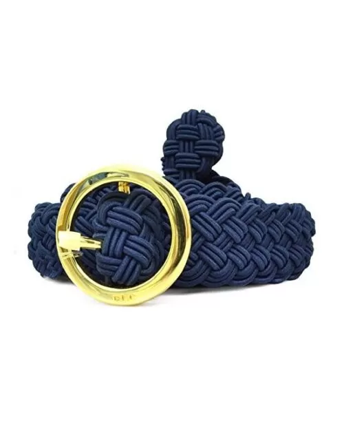 Lauren Ralph Lauren Braided Belt Navy