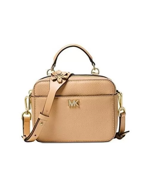 MICHAEL Michael Kors Mott Mini Sunflower Leather Crossbody