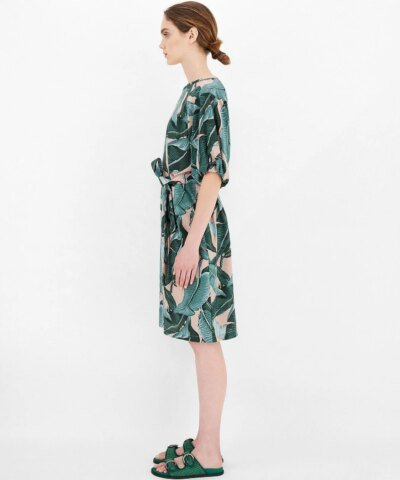 Weekend Max Mara Silk Crepe De Chine Dress
