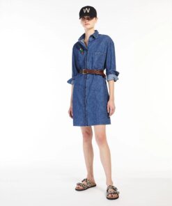 Weekend Max Mara Cotton Denim Dress