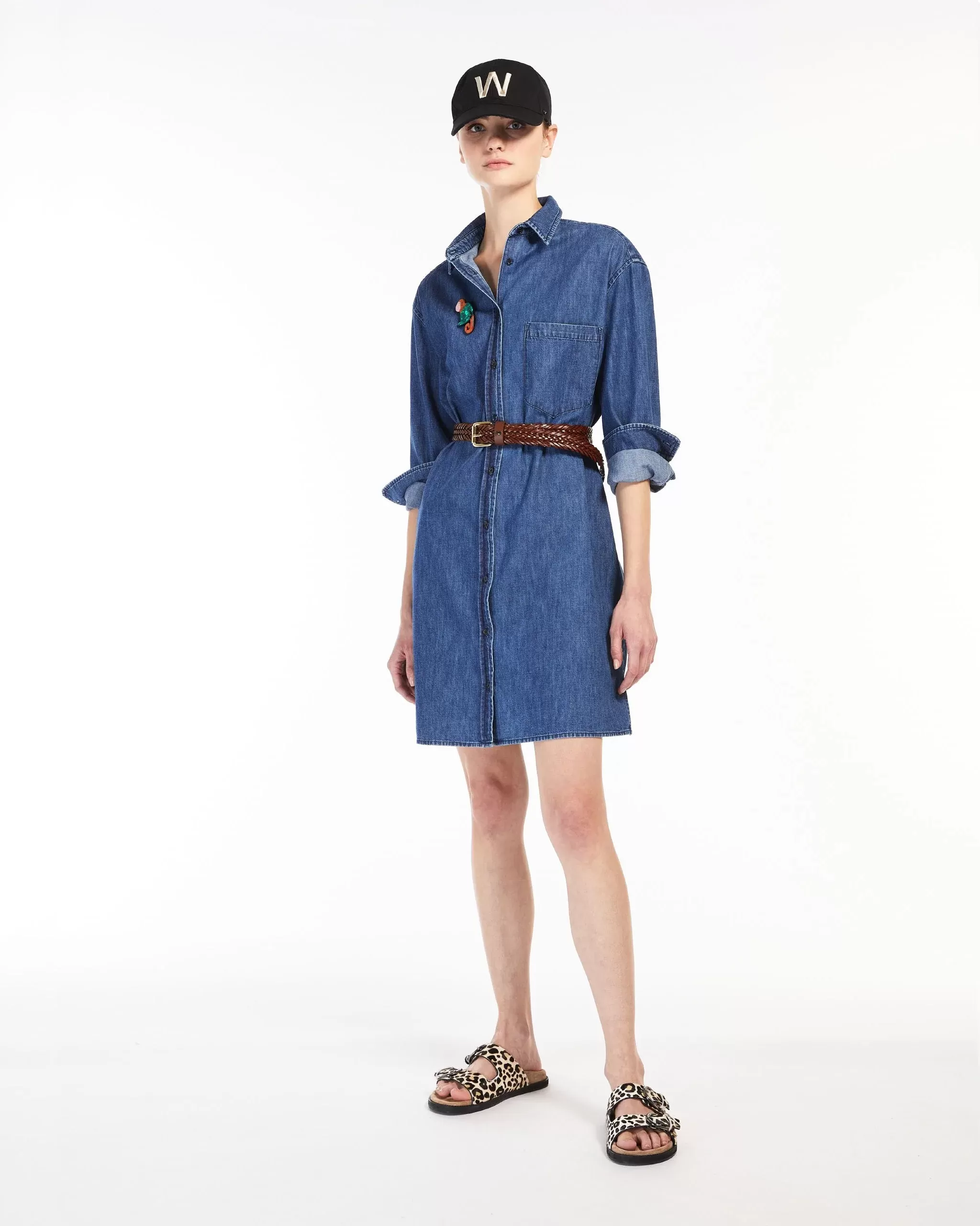 Weekend Max Mara Cotton Denim Dress