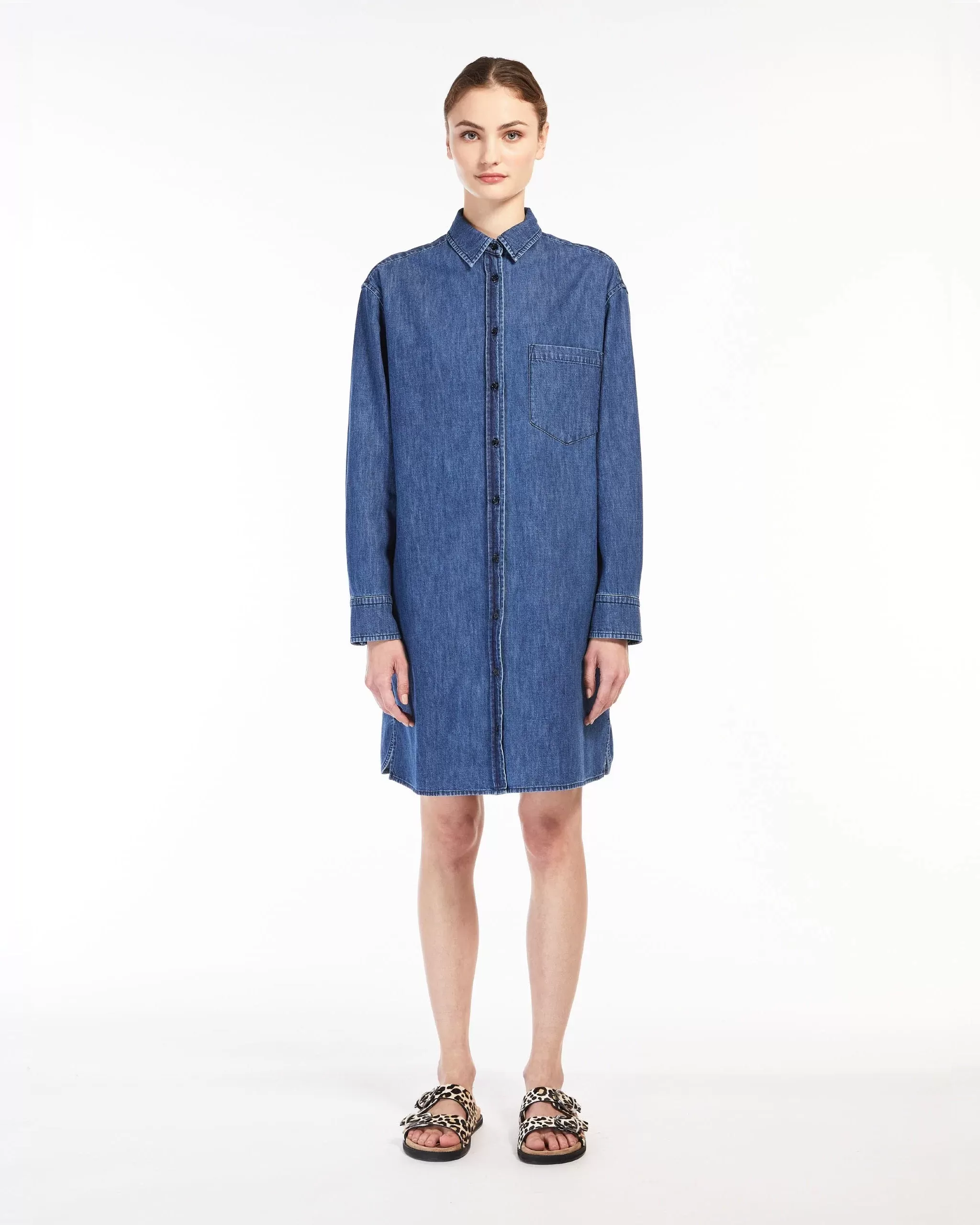 Weekend Max Mara Cotton Denim Dress