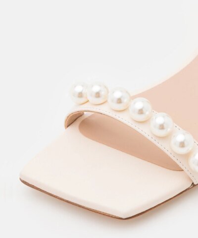 Stuart Weitzman Nudist June Square Sandals, Seashell