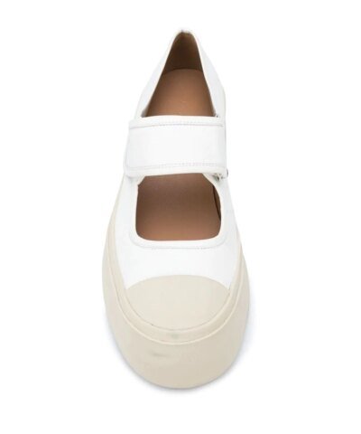Marni Pablo Touch-Strap Sneakers, White