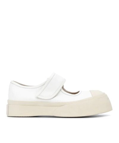 Marni Pablo Touch-Strap Sneakers, White