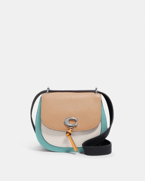 Coach Remi Saddle Bag In Colorblock