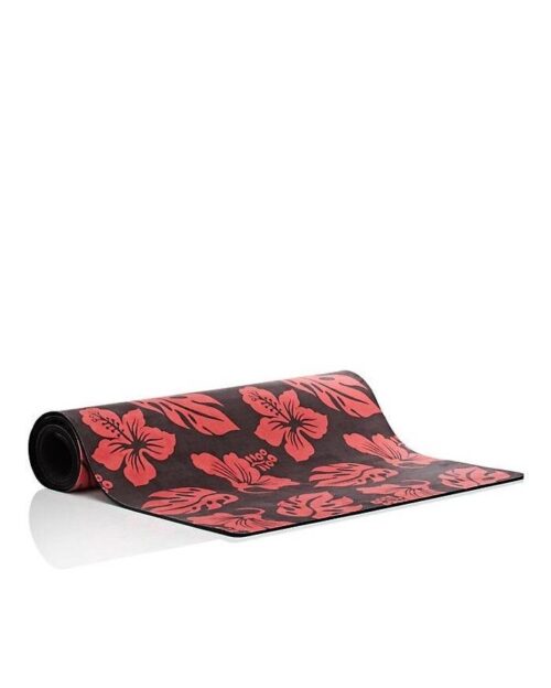 Prada Red Flowers Yoga Mat