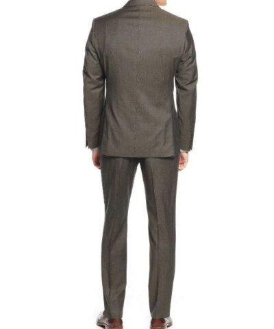 Calvin Klein Sharkskin Vested X Slim Fit 3 Piece Men's Suit-CALVIN KLEIN-Fashionbarn shop