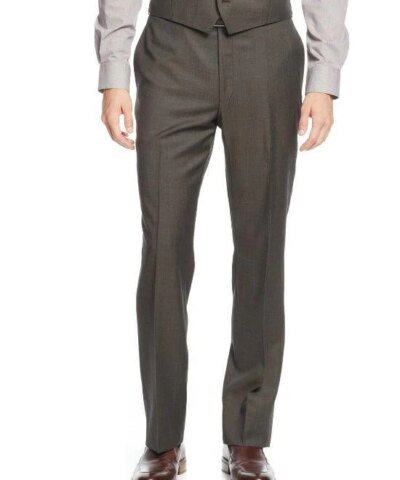 Calvin Klein Sharkskin Vested X Slim Fit 3 Piece Men's Suit-CALVIN KLEIN-Fashionbarn shop