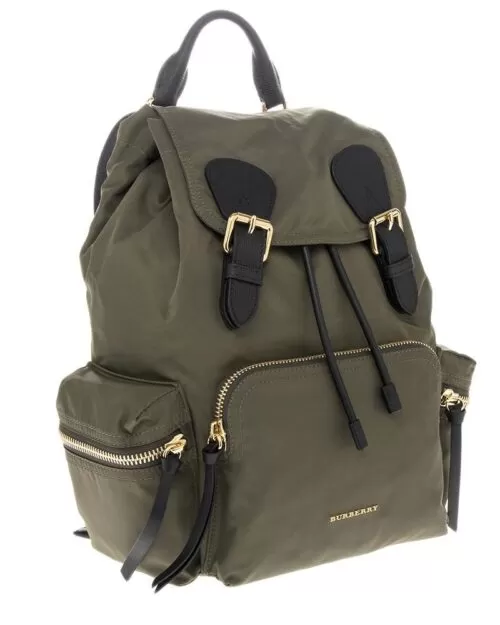 Burberry Medium Rucksack in Technical Nylon and Leather