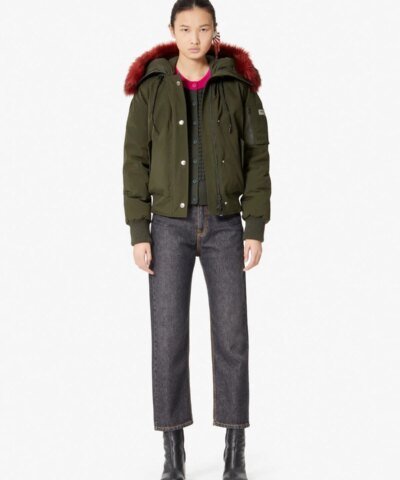 Kenzo Short Parka Jacket With Hood