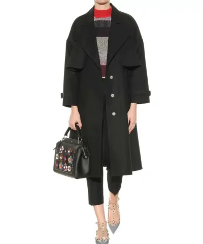 Valentino Garavani Rockstud leather ballerinas Flat