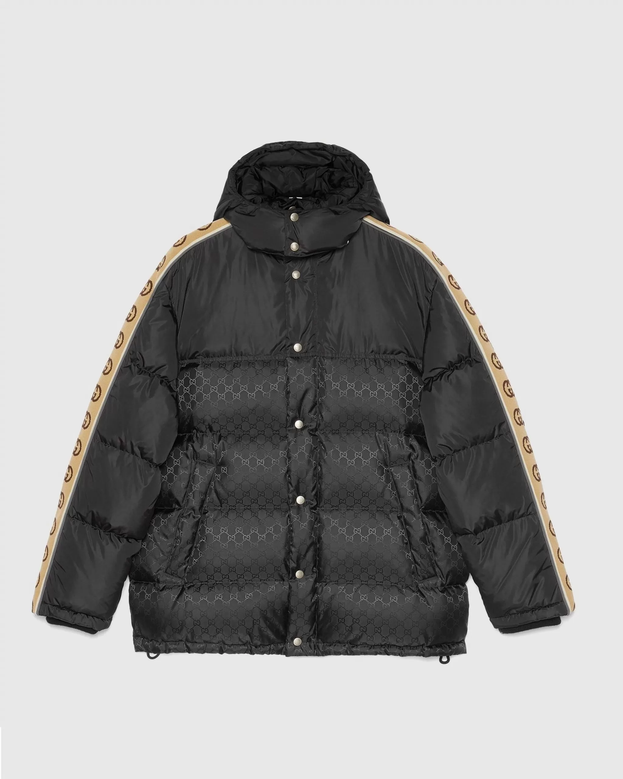 Gucci Men's GG Jacquard Nylon Padded Coat