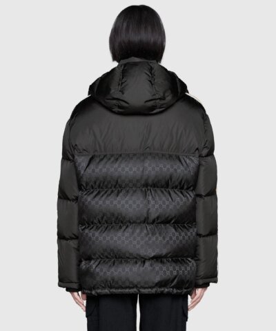 Gucci GG Jacquard Nylon Padded Coat
