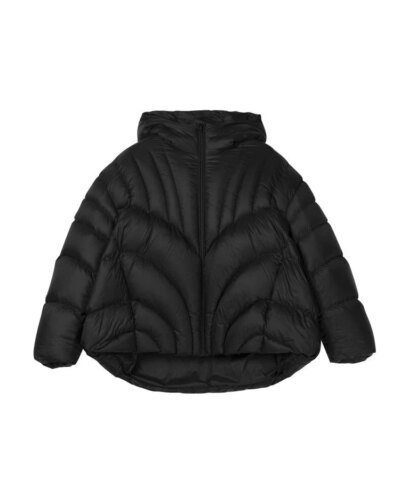 Jnby Quilted Hooded Oversize Down Jacket-Pink