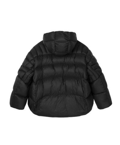 Jnby Quilted Hooded Oversize Down Jacket-Pink