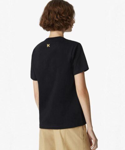 Kenzo Embroidered Tiger Loose T-Shirt, Black