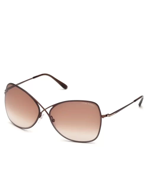 Tom Ford FT0250 Colette Modified Oval Sunglasses