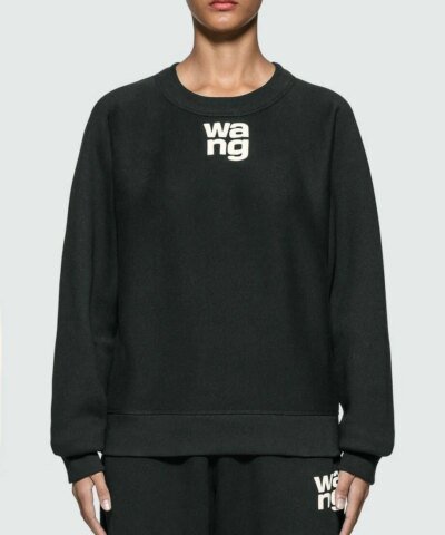 T by Alexander Wang Wash & Go Dense Fleece Sweatshirt