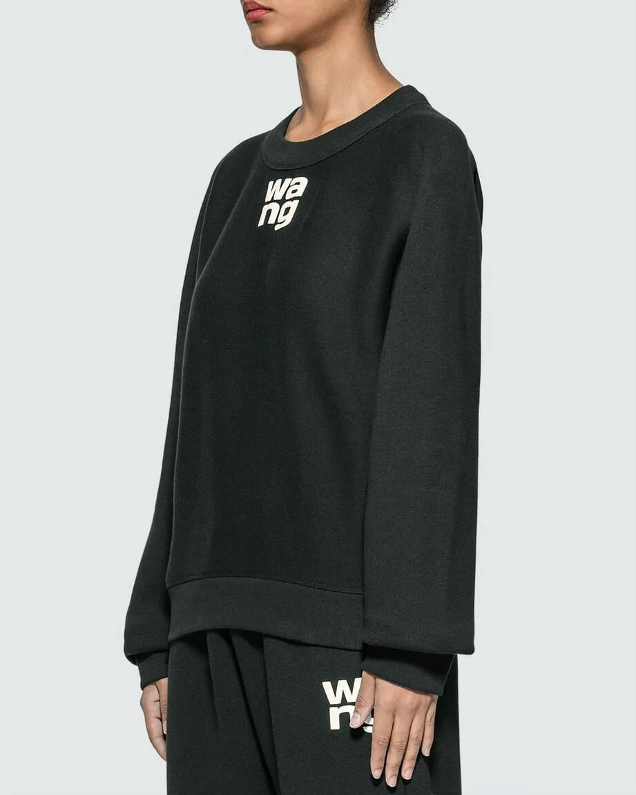 T by Alexander Wang Wash & Go Dense Fleece Sweatshirt