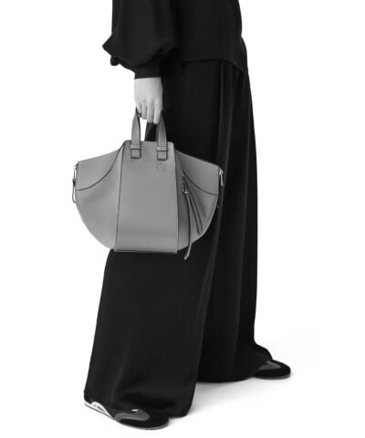 Loewe Small Hammock Bag in Anagram Jacquard and Calfskin