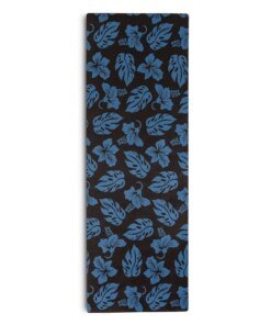 Prada Blue Flowers Yoga Mat