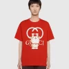 Gucci x Doraemon Oversize T-Shirt, Red