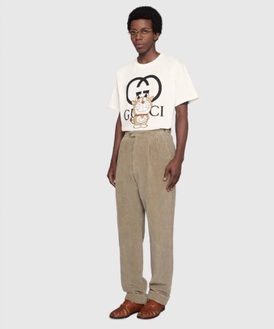 Gucci x Doraemon Oversize T-Shirt, Ivory