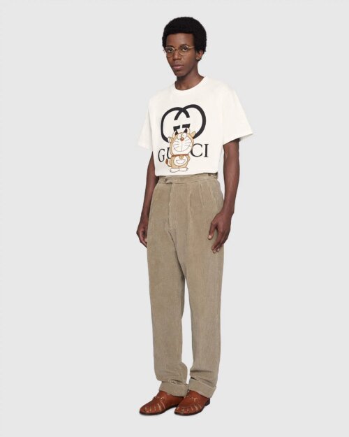 Gucci x Doraemon Oversize T-Shirt, Ivory