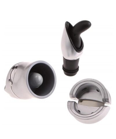 Metrokane Rabbit 6-Piece Wine Tool Kit (Silver)