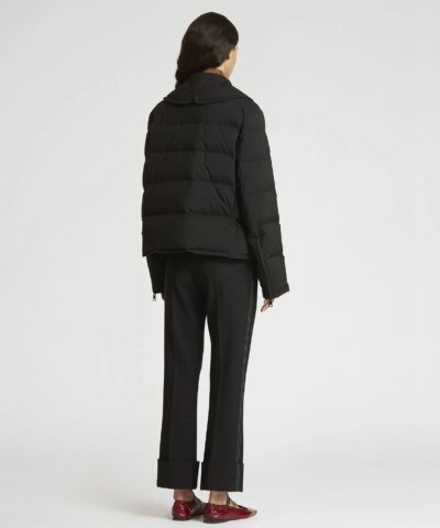 Carven Black Marly Downcoat