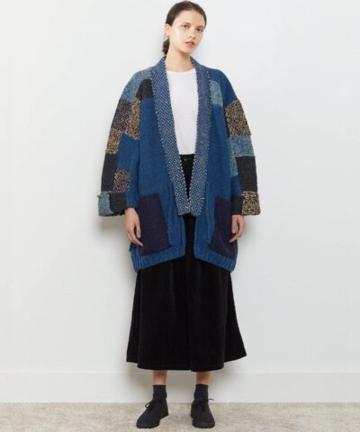 Kapital Hand Knit Tsugihagi Kesa Cardigan