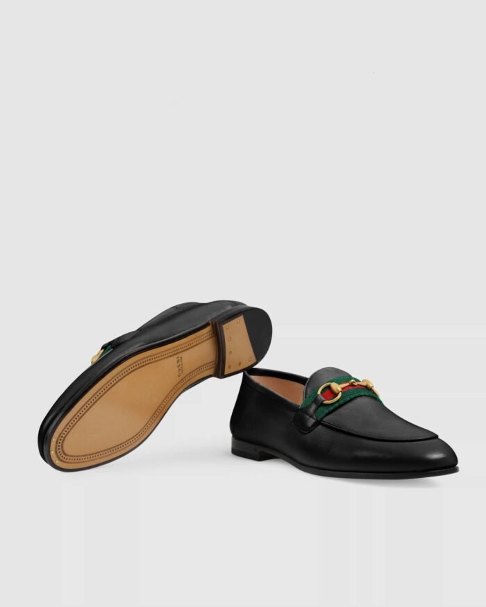 Gucci Women's Loafer With Web, Black