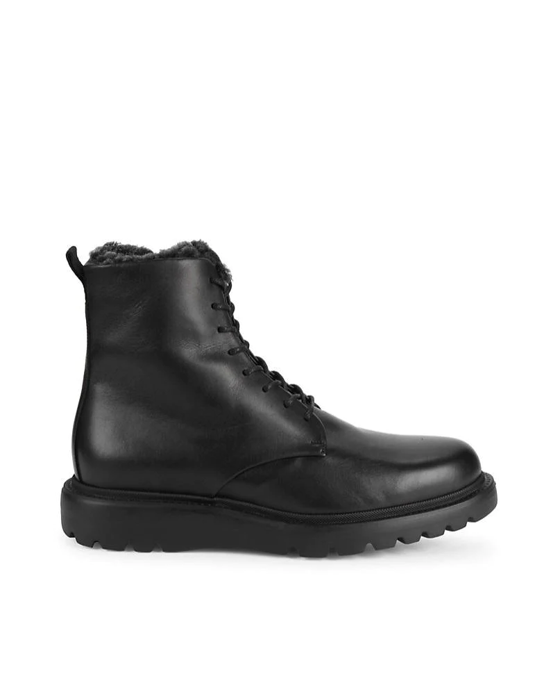 Aquatalia Men's Charles Weatherproof Leather & Shearling Boots