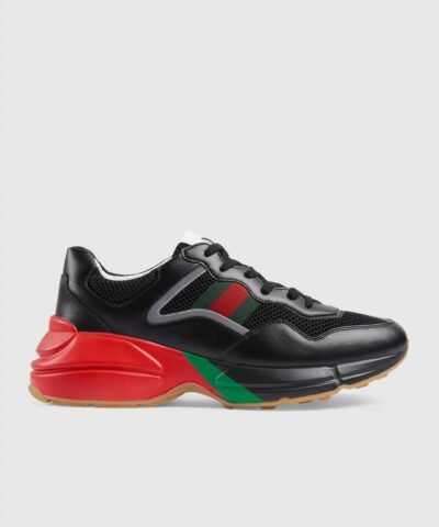Gucci Black Rhyton Sneaker