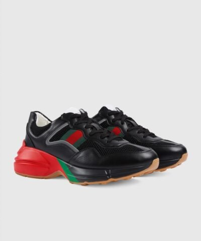Gucci Black Rhyton Sneaker
