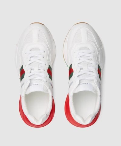 Gucci White Rhyton Sneaker