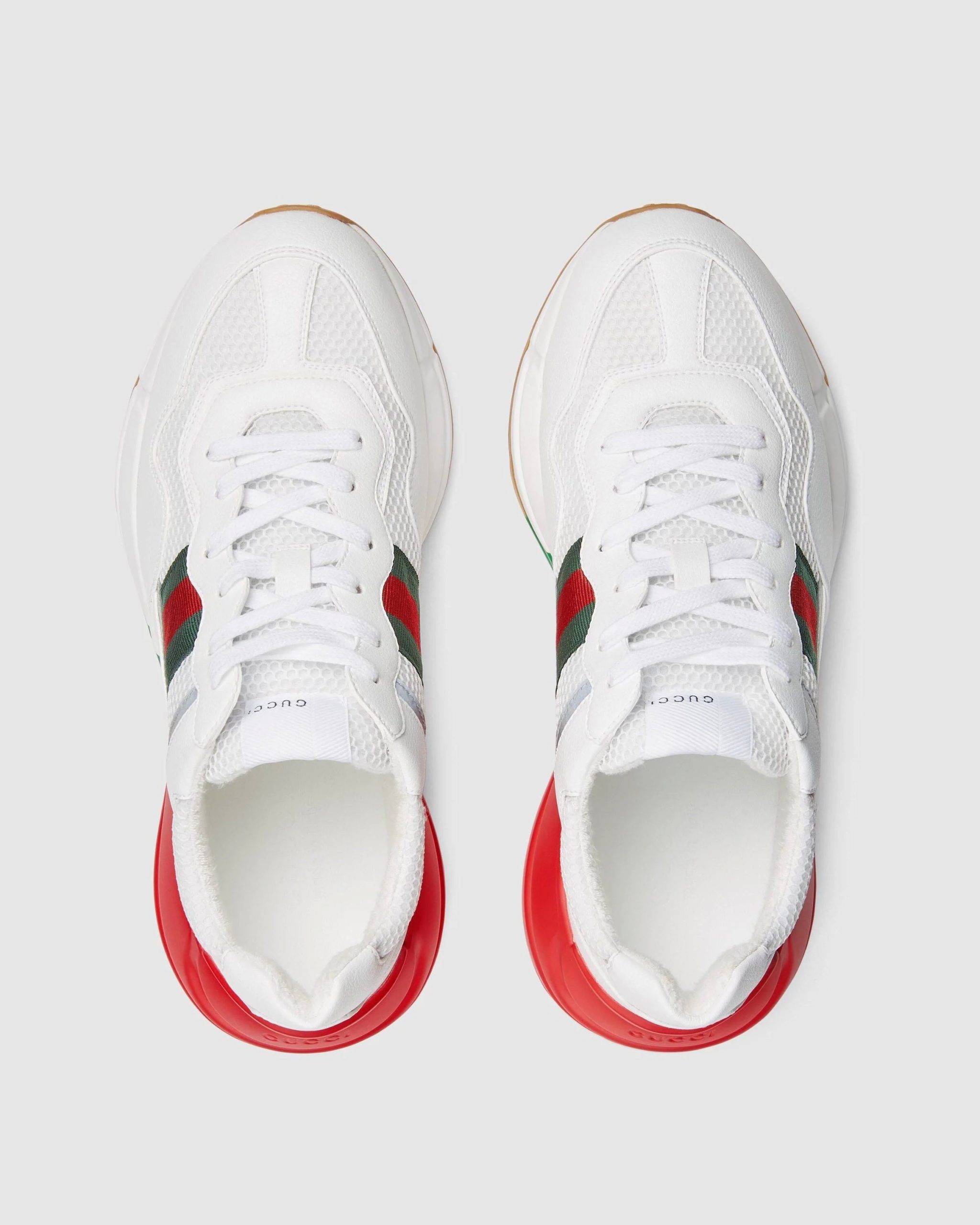 Gucci White Rhyton Sneaker