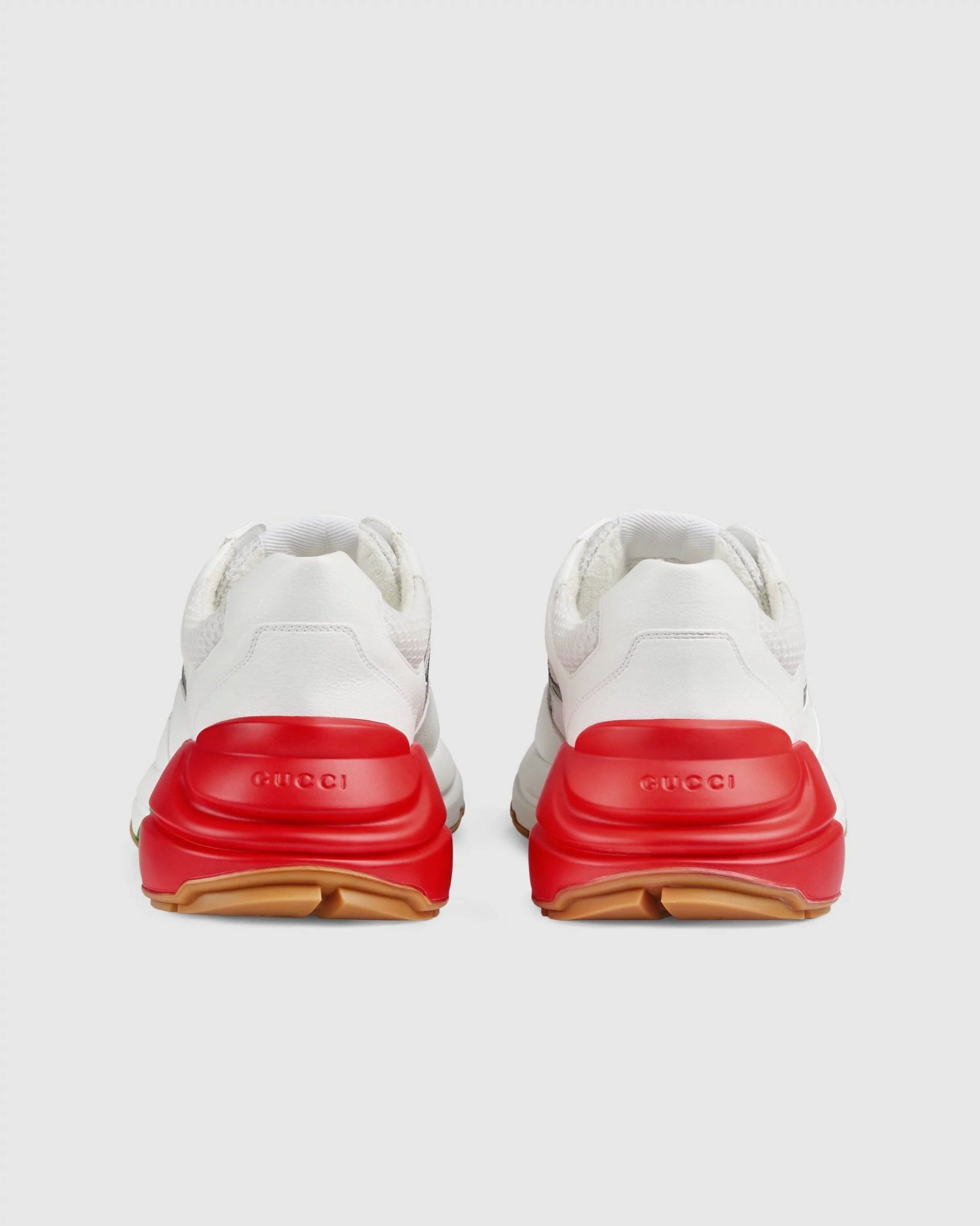 Gucci White Rhyton Sneaker