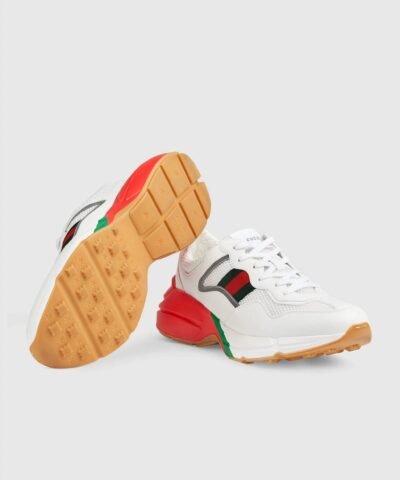 Gucci White Rhyton Sneaker