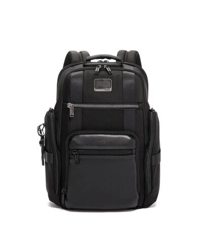 Tumi Alpha Bravo Sheppard Deluxe Brief Pack - Black