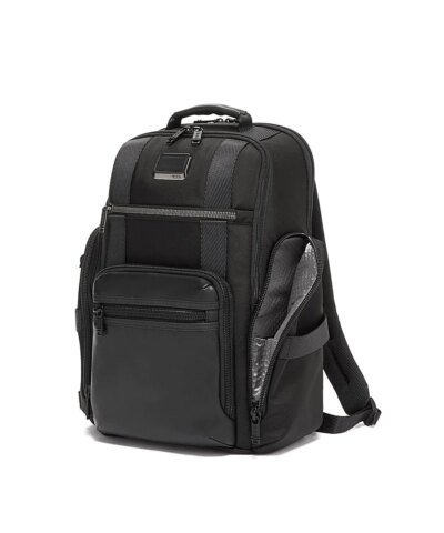 Tumi Alpha Bravo Sheppard Deluxe Brief Pack - Black