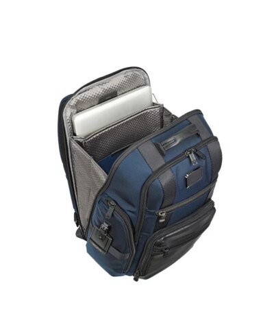 Tumi Alpha Bravo Sheppard Deluxe Brief Pack - Blue