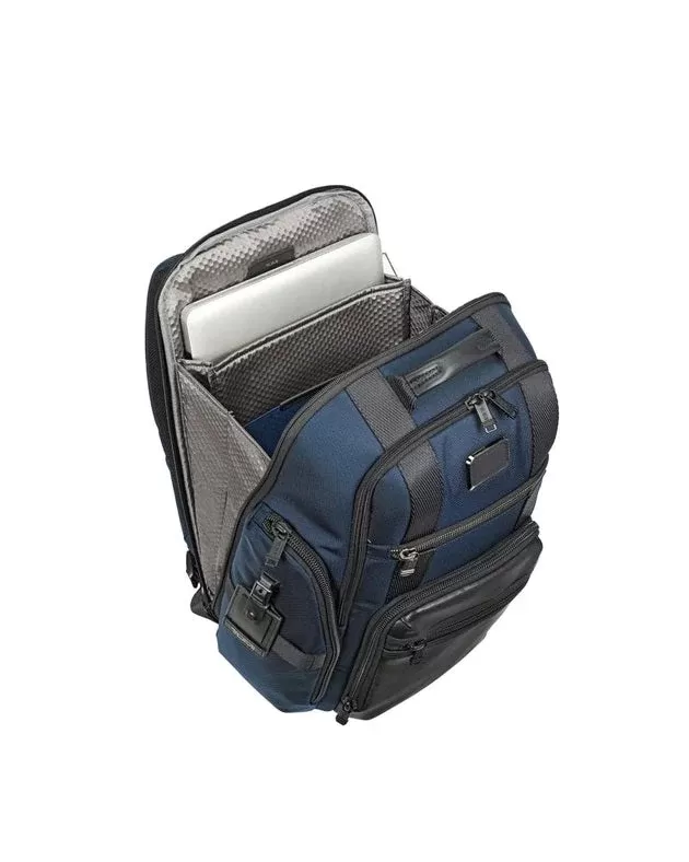 Tumi Alpha Bravo Sheppard Deluxe Brief Pack - Blue