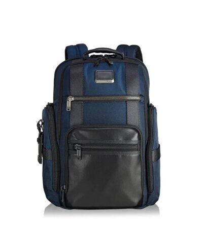 Tumi Alpha Bravo Sheppard Deluxe Brief Pack - Blue