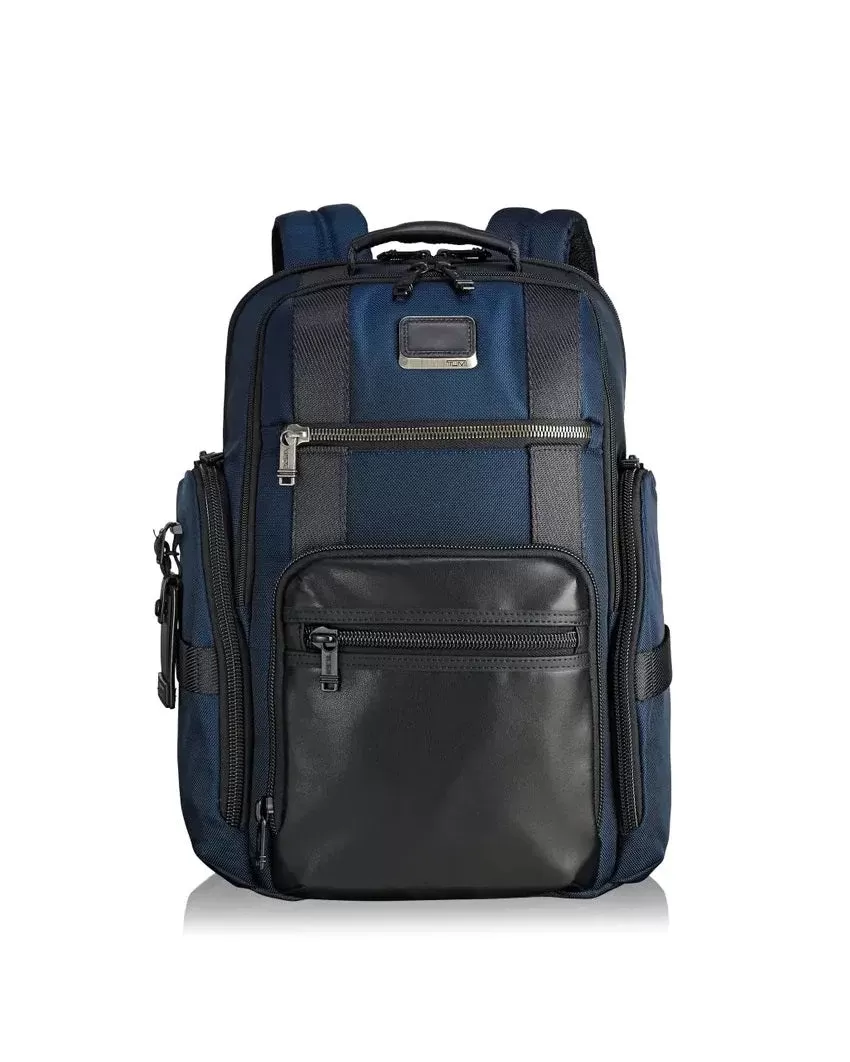 Tumi Alpha Bravo Sheppard Deluxe Brief Pack - Blue