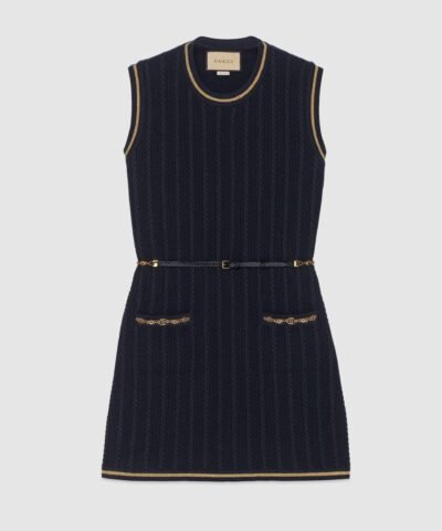 Gucci Double G Chain Blur Dress