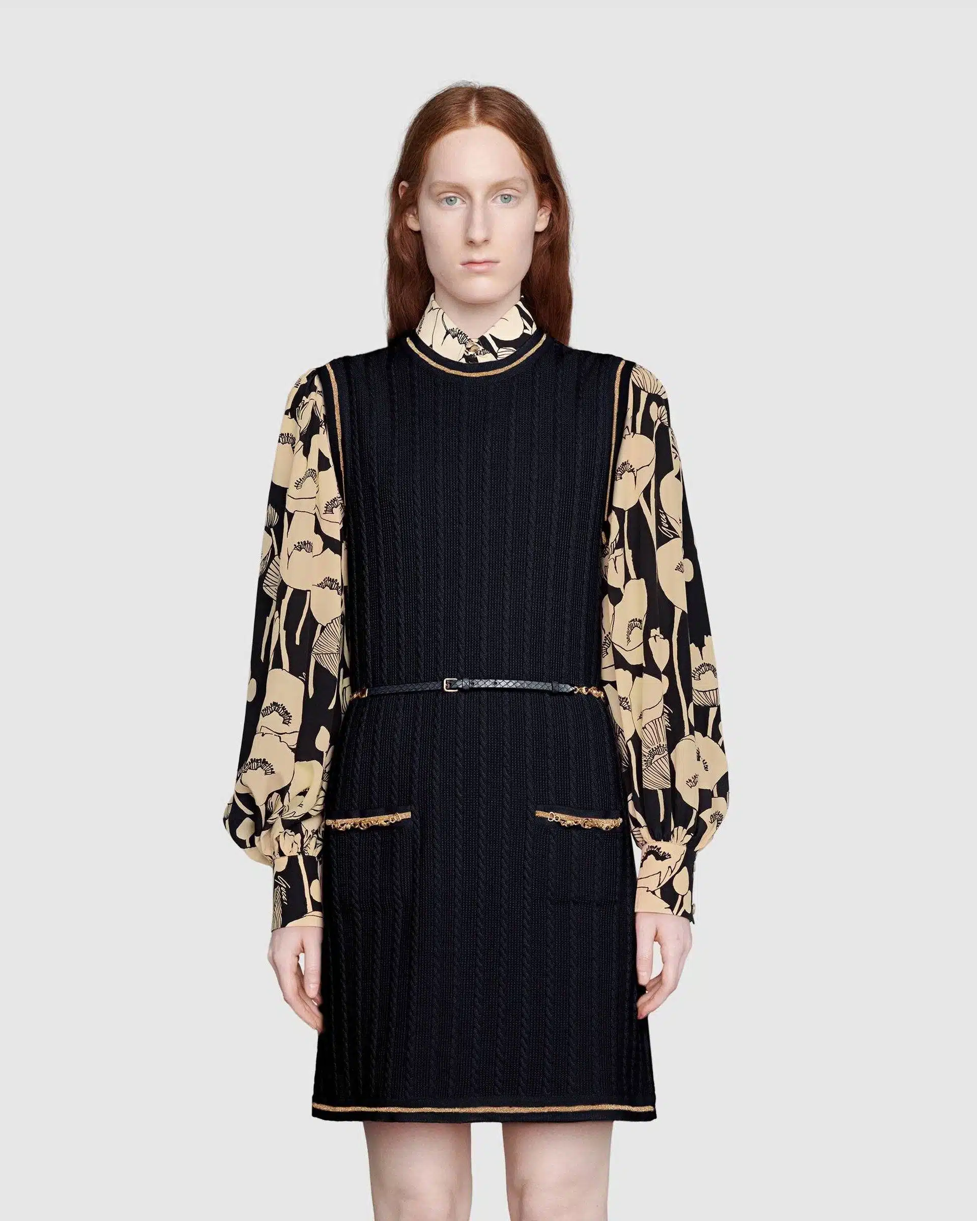 Gucci Double G Chain Blur Dress